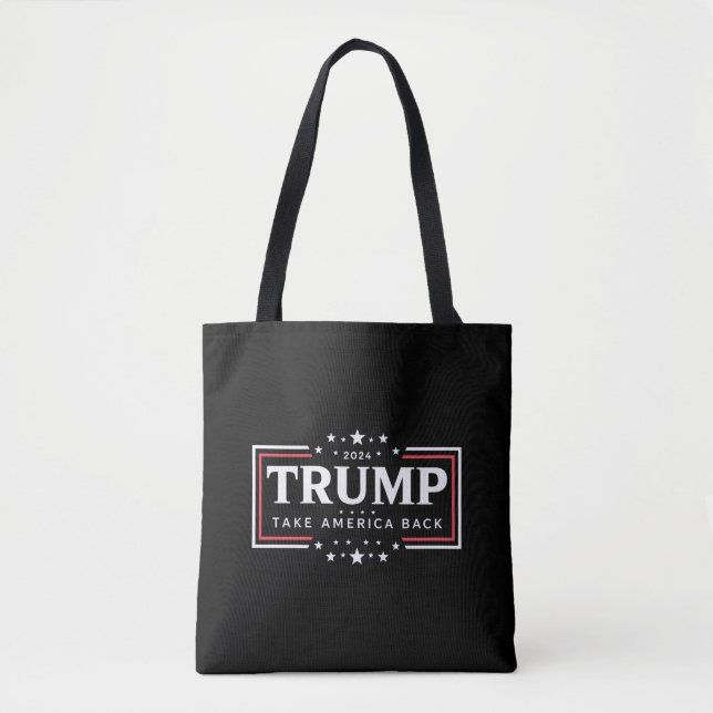 Trump 2024 Ta tillbaka Amerika  Tygkasse (Framsida)