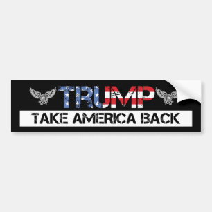 Trump 2024 Ta tillbaka USA-stötfångare Bildekal