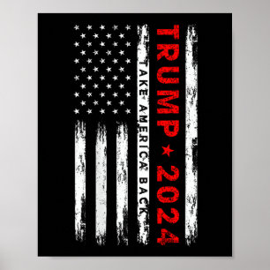 Trump 2024 Ta valet för Amerika tillbaka (på baksi Poster