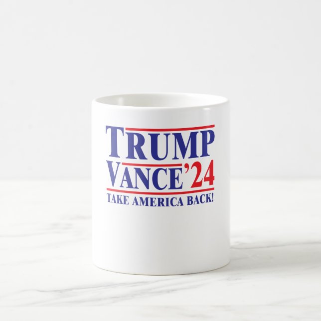 Trump 2024 "Take America Back" Coffee Mugg (Center)