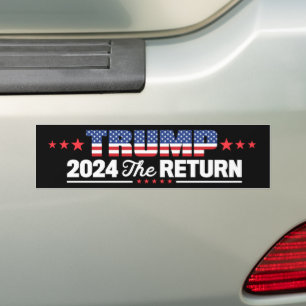 Trump 2024 The Return Republican Drill Baby Bildekal