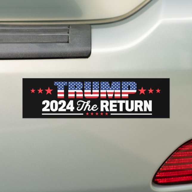 Trump 2024 The Return Republican Drill Baby Bildekal (På Bil)