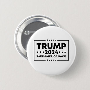 Trump 2024 Trump Ta Amerika Tillbaka Knapp