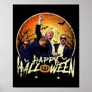 Trump 2024 Trumpvance 2024, happy halloween Poster