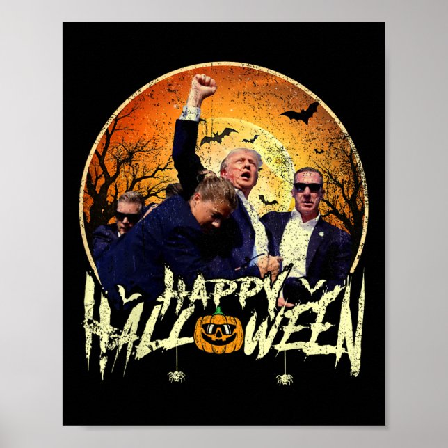 Trump 2024 Trumpvance 2024, happy halloween Poster (Framsidan)
