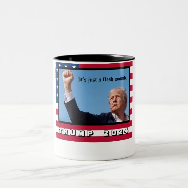 Trump 2024 Två-Tonad mugg (Center)