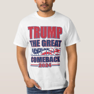 Trump 2024 Underbar American Comeback T Shirt