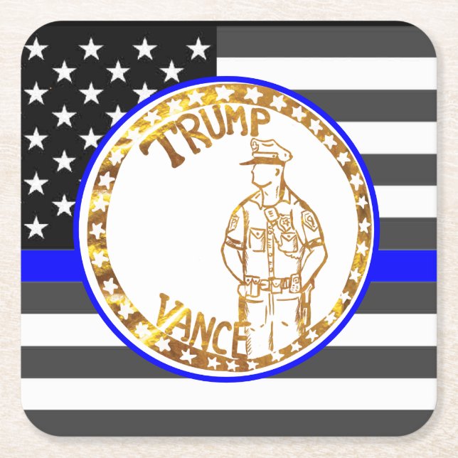 TRUMP 2024 UNDERLÄGG PAPPER KVADRAT (Framsidan)