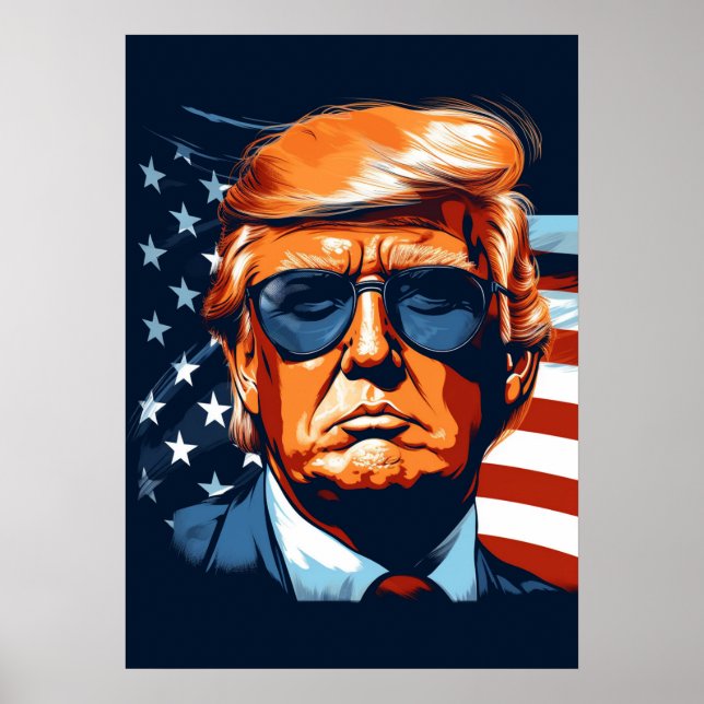 Trump 2024 - USA - Make America Great Again Poster (Framsidan)
