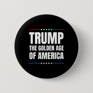 Trump 2024, USA Patriotics gyllene ålder Knapp