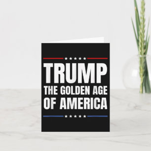 Trump 2024, USA Patriotics gyllene ålder Kort