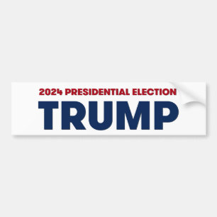 TRUMP 2024 USA:s presidentval Bildekal