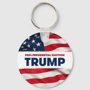 TRUMP 2024 USA:s presidentval Nyckelring