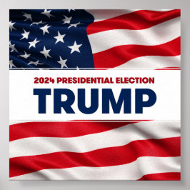 TRUMP 2024 USA:s presidentval Poster