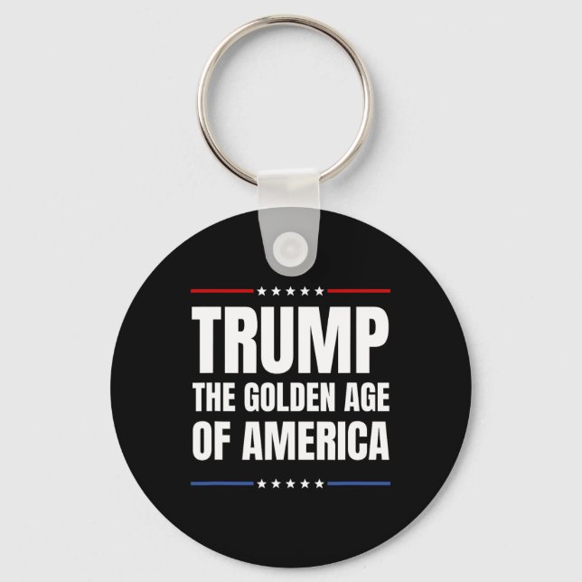 Trump 2024 USA:s träålder Nyckelring (Framsida)