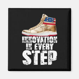 Trump 2024 USA-val Donald Trump Sneakers Magnet