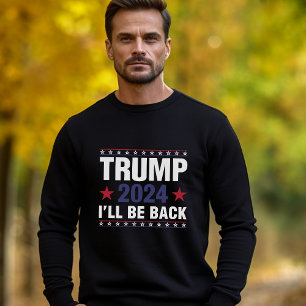 Trump 2024 Val Lång Ärmad Tröja