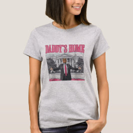 Trump 2024 Val Pappor Hemma Rosa T Shirt
