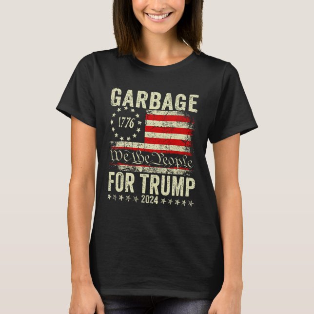 Trump 2024 Val Sopor Omröstning om trumfkort T Shirt (Framsida)