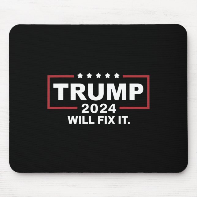 Trump 2024-valet kommer att korrigera dess utformn musmatta (Framsidan)