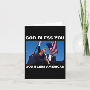 Trump 2024 Välsigna dig You - Välsigna dig Amerika Kort