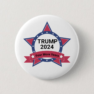 Trump 2024-valsknapp. Knapp