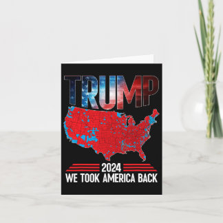 Trump 2024 Vi tog Amerika Byck-valresultat M Kort