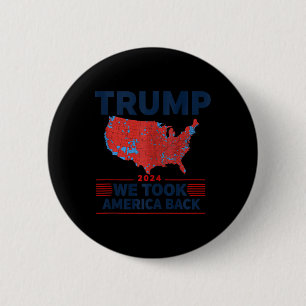 Trump 2024 Vi tog Amerika tillbaka valresultat M Knapp