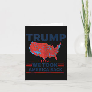 Trump 2024 Vi Tog Amerika Tillbaka Valresultat M Kort