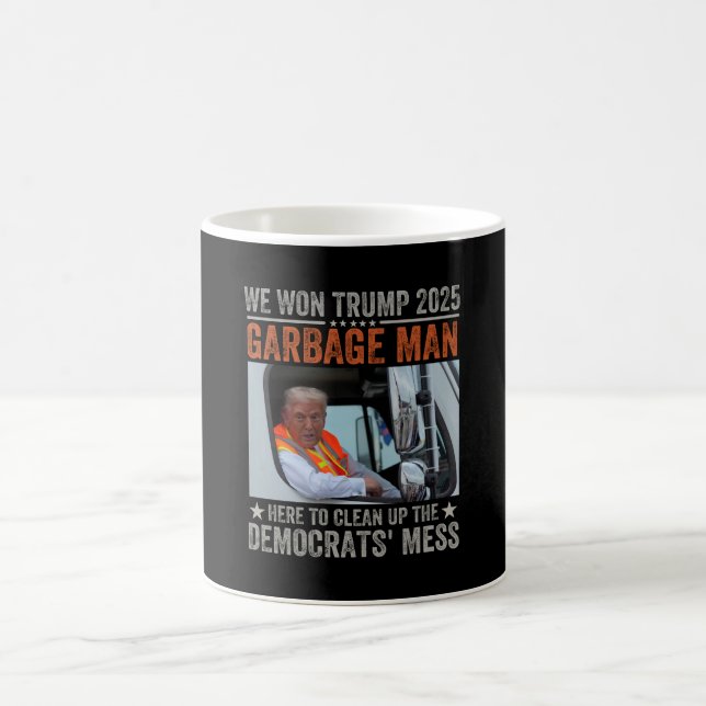 Trump 2024 Vi Vann Vinst Seger Invigning 2025 Kaffemugg (Center)