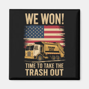 Trump 2024 Vi Vann Vinst Seger Invigning 2025 Magnet