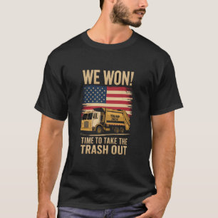 Trump 2024 Vi Vann Vinst Seger Invigning 2025 T Shirt