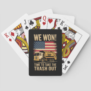 Trump 2024 Vi Vann Vinster Seger Invigning 2025 Casinokort