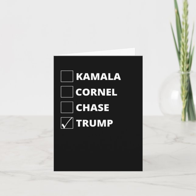 Trump 2024 Victory Kort (Framsida)