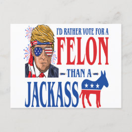 Trump 2024 vykort