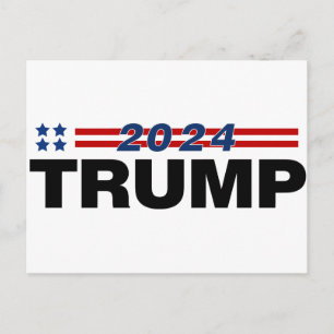 Trump 2024 vykort