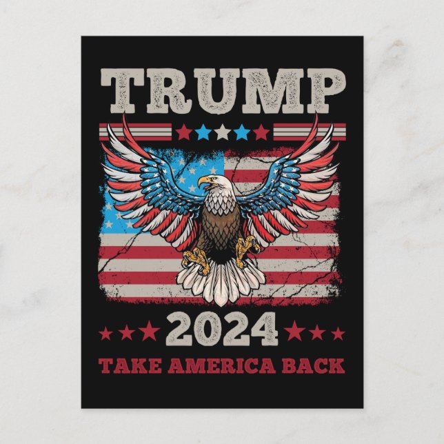 Trump 2024 vykort (Framsida)