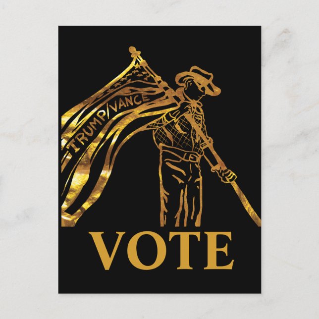 TRUMP 2024 VYKORT (Framsida)