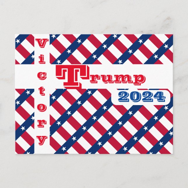 TRUMP 2024 VYKORT (Framsida)