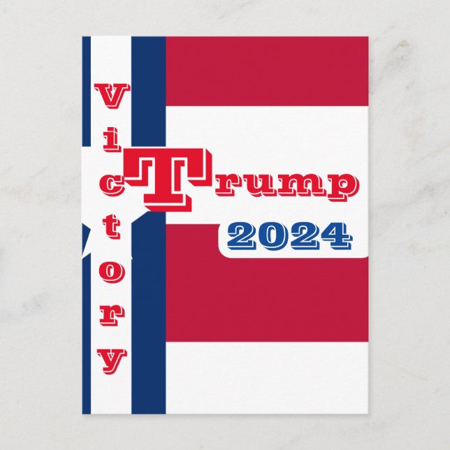 TRUMP 2024 VYKORT (Framsida)