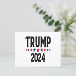Trump 2024 vykort
