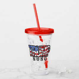 Trump 2024 Wave-Flagga Take Away Mugg