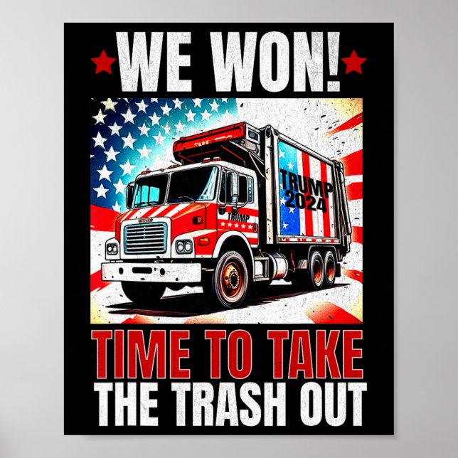 Trump 2024 We Won Wins Victory Inauguration 2025 G Poster (Framsidan)