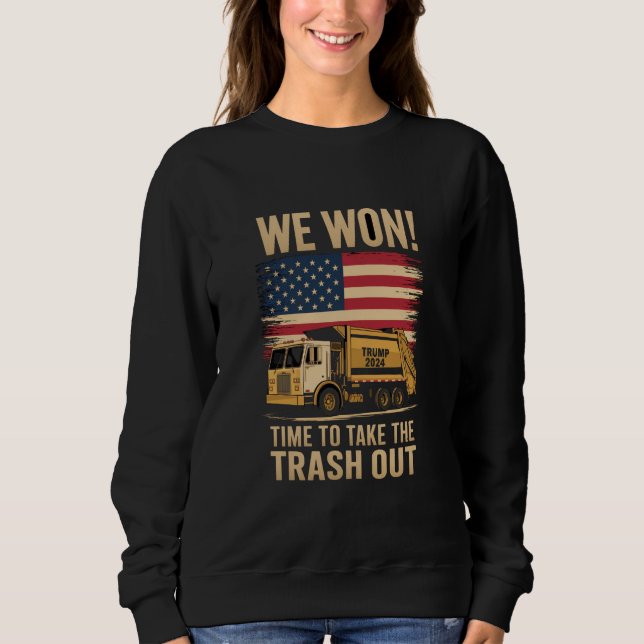 Trump 2024 We Won Wins Victory Inauguration 2025 T Shirt (Framsida)