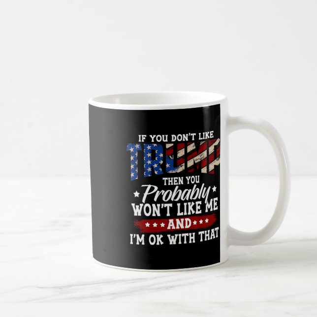 Trump 2025 American Flagga 4:e juli Trump 2025 Kaffemugg (Höger)