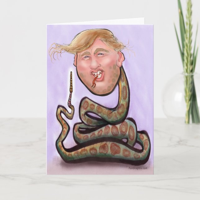 Trump 2025 År för Ormkort Kort (Framsida)