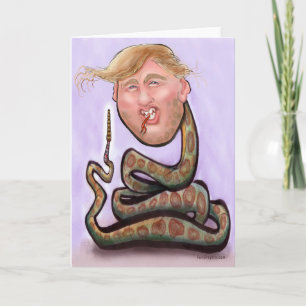 Trump 2025 År för Ormkort Kort