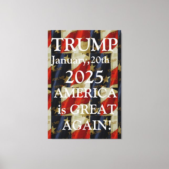 TRUMP 2025 CANVASTRYCK (Framsida)