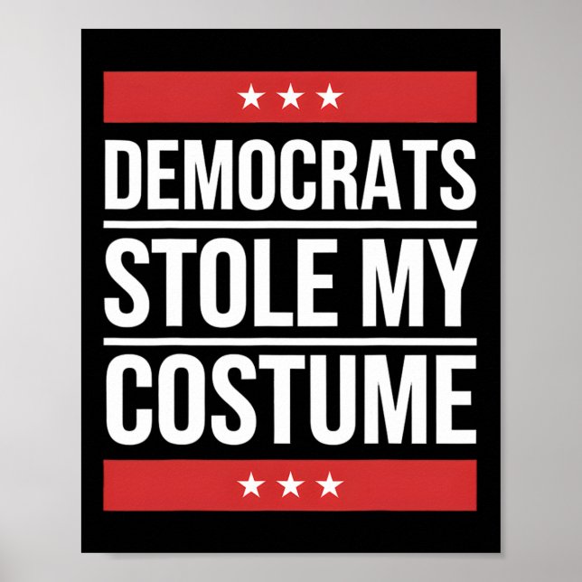 Trump 2025 Halloween-kostym  Poster (Framsidan)