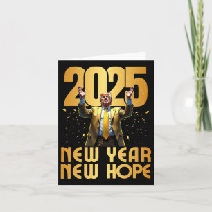 Trump 2025 Nyår Ny Hopp Inauguration Fest Kort